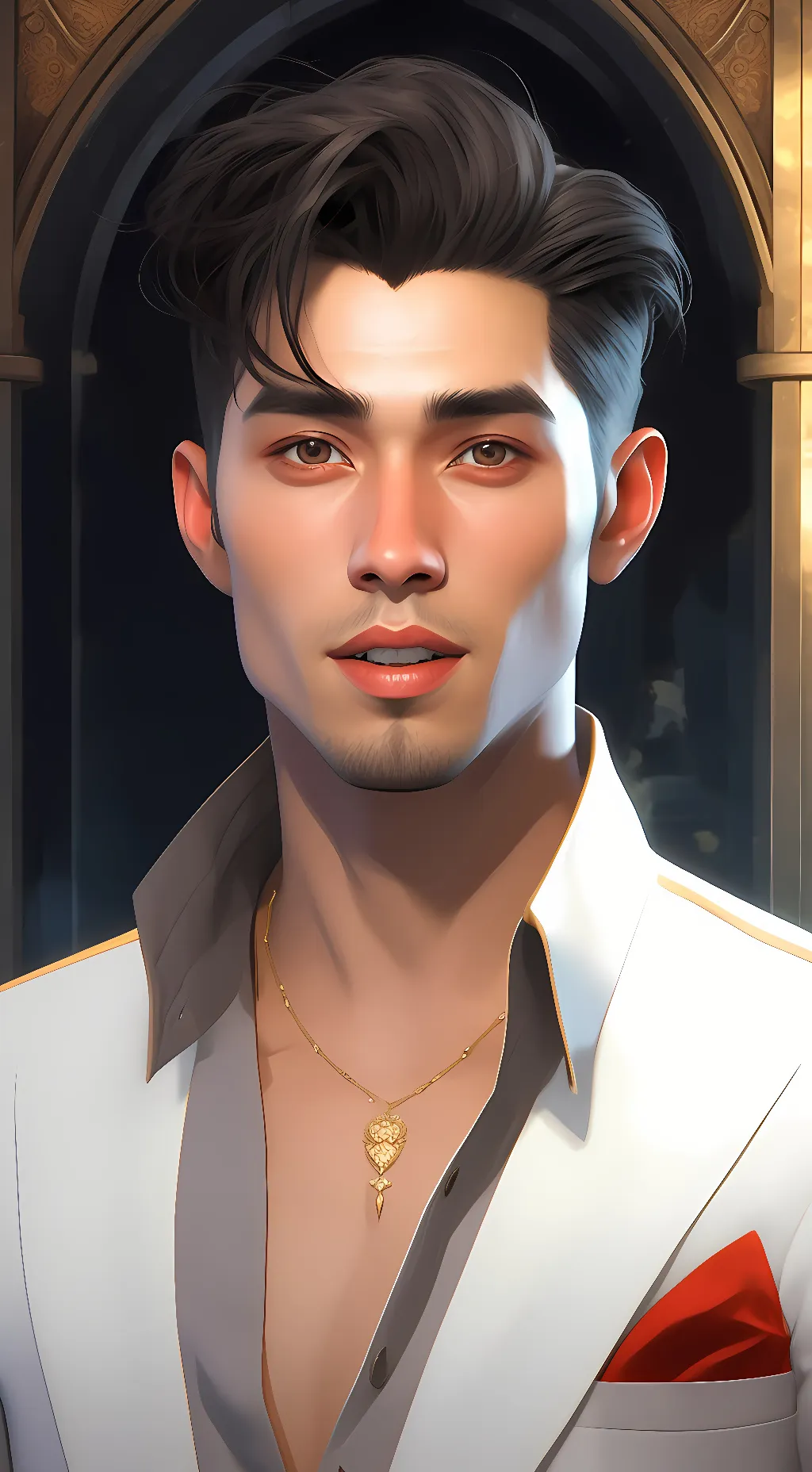 ai character: jacob  background
