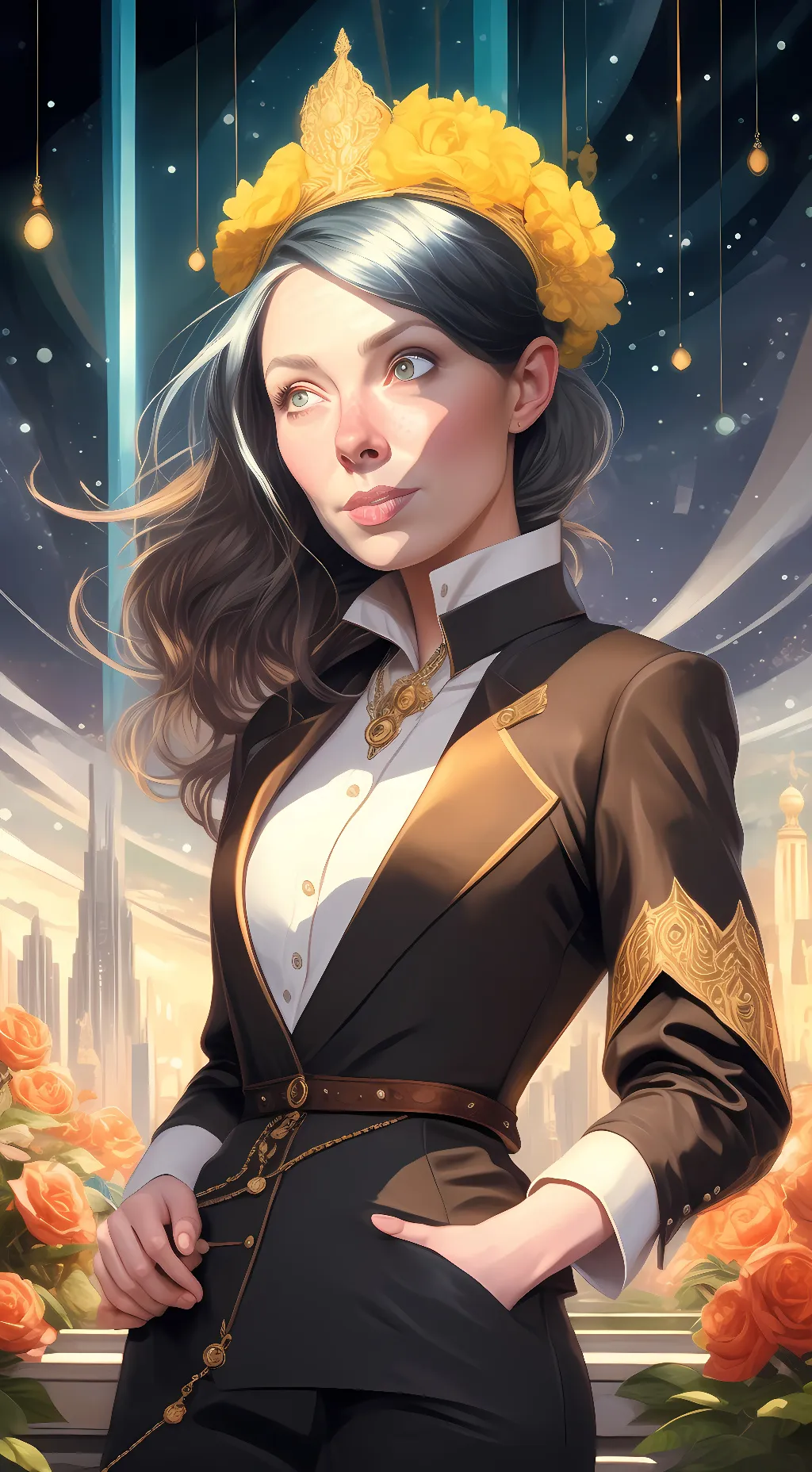 ai character: Savila Vera  background