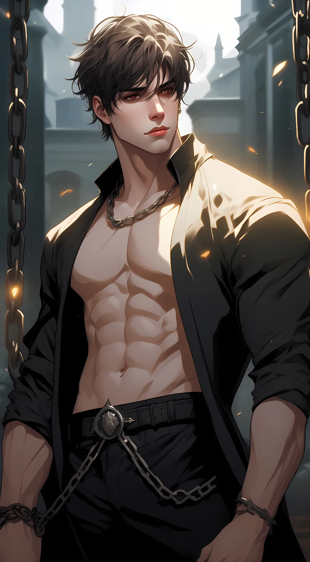 ai character: Mori background