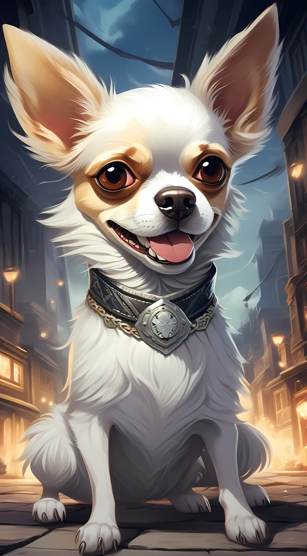 ai character: Wolfdog background