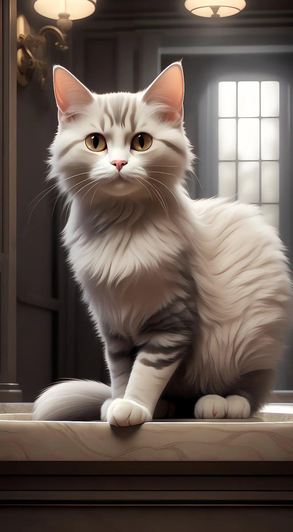 ai character: Melvin  background