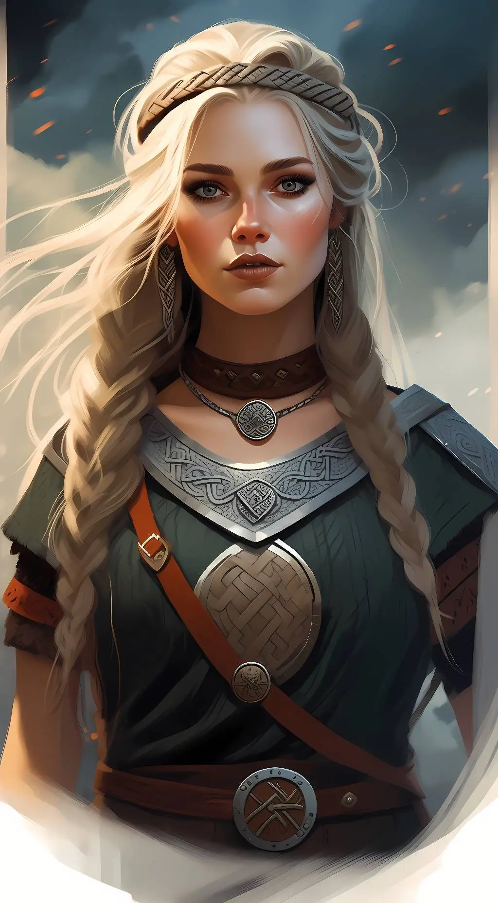 ai character: Hvitreven background