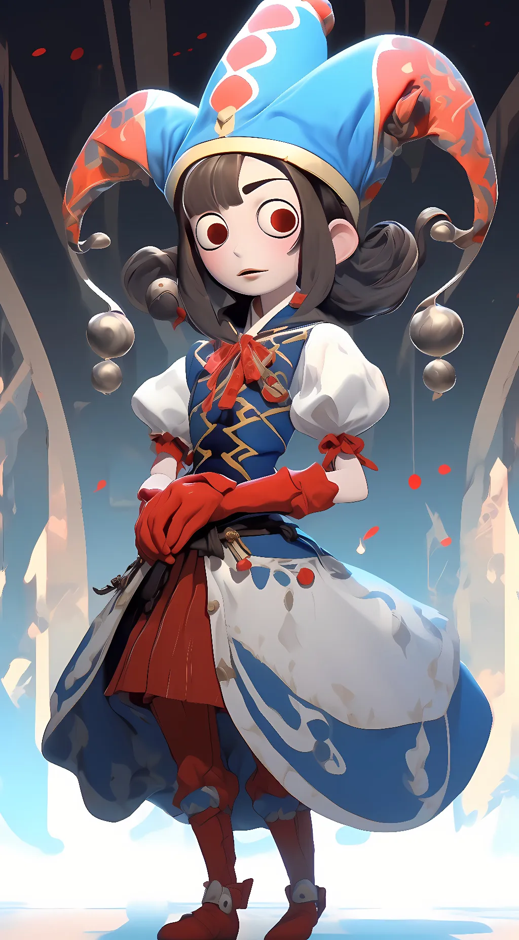 ai character: Pomni background