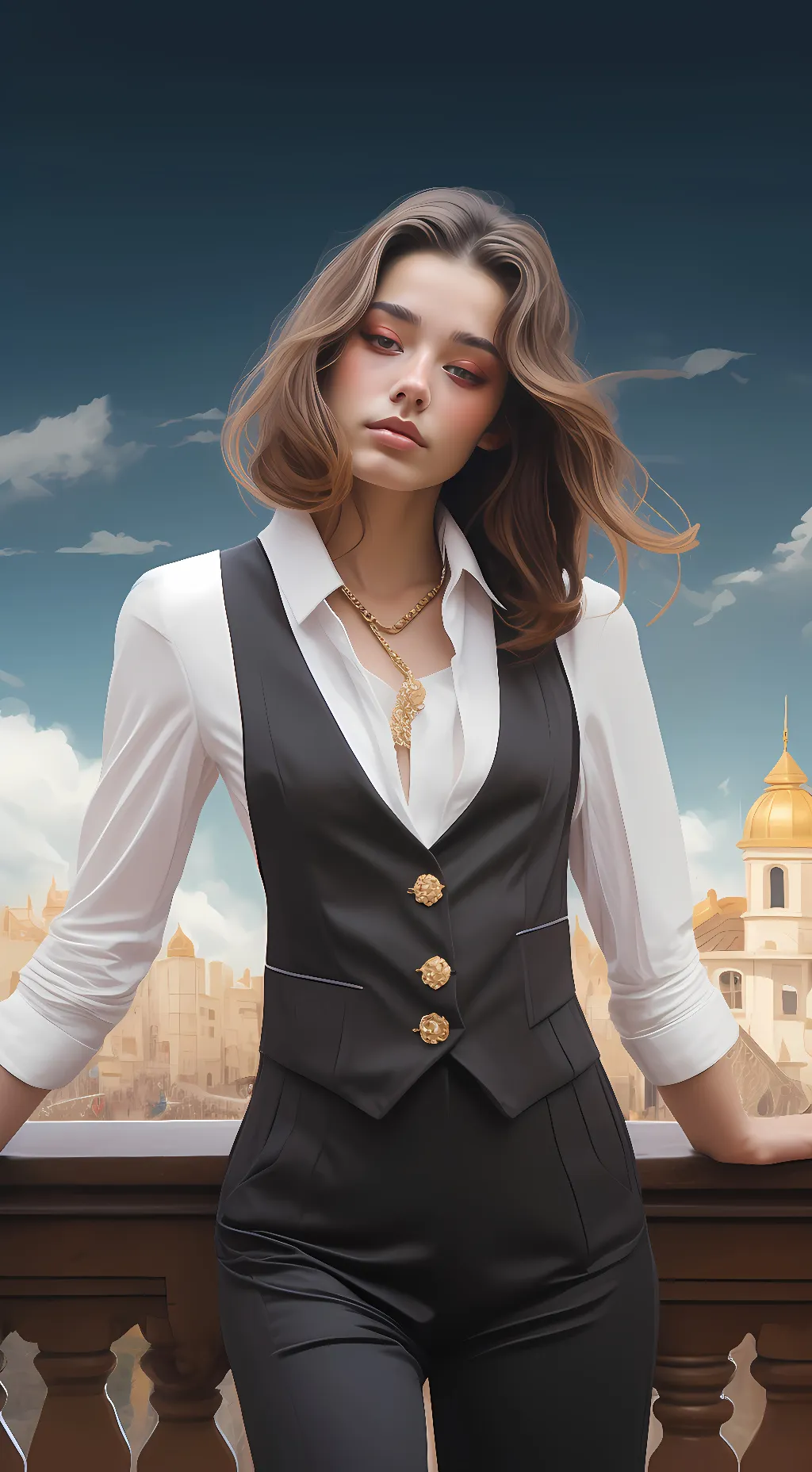 ai character: carmara background