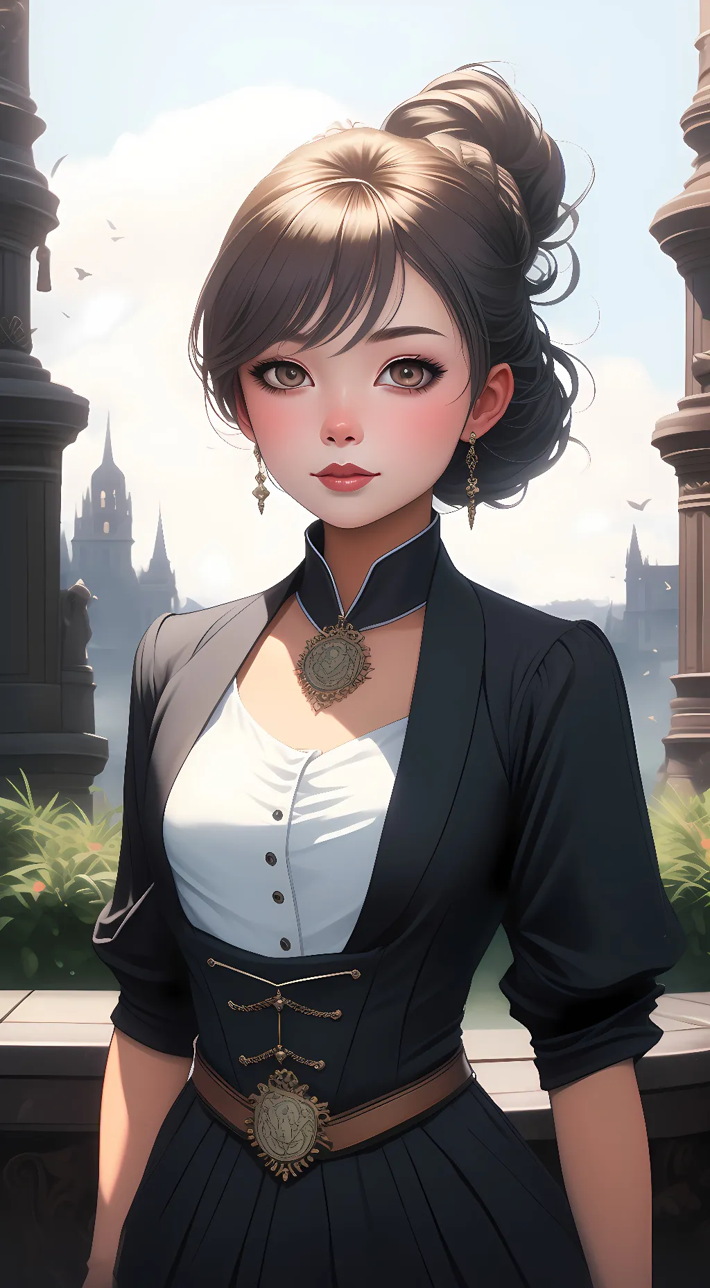 ai character: Wonyoung background