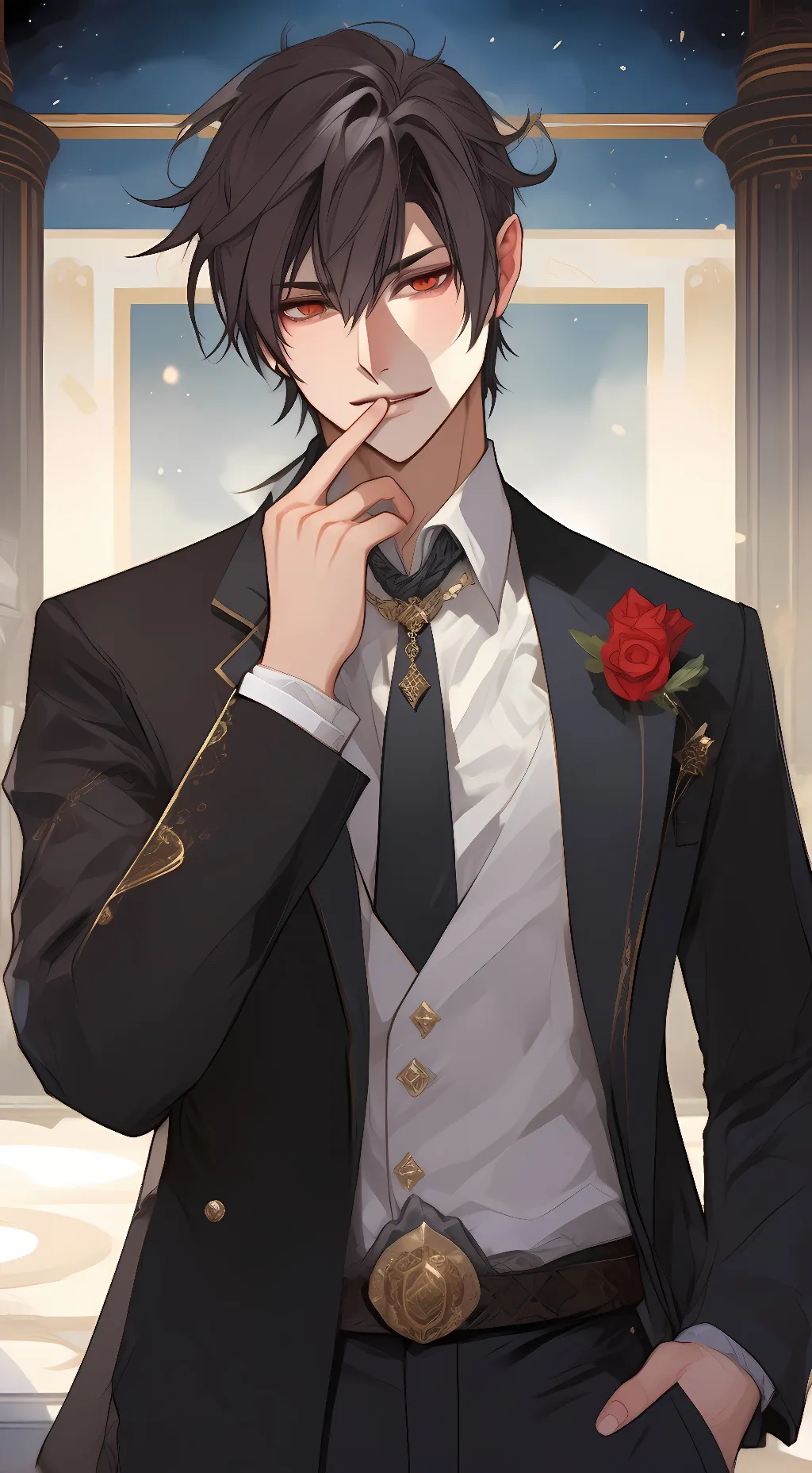 ai character: Mafia boss background