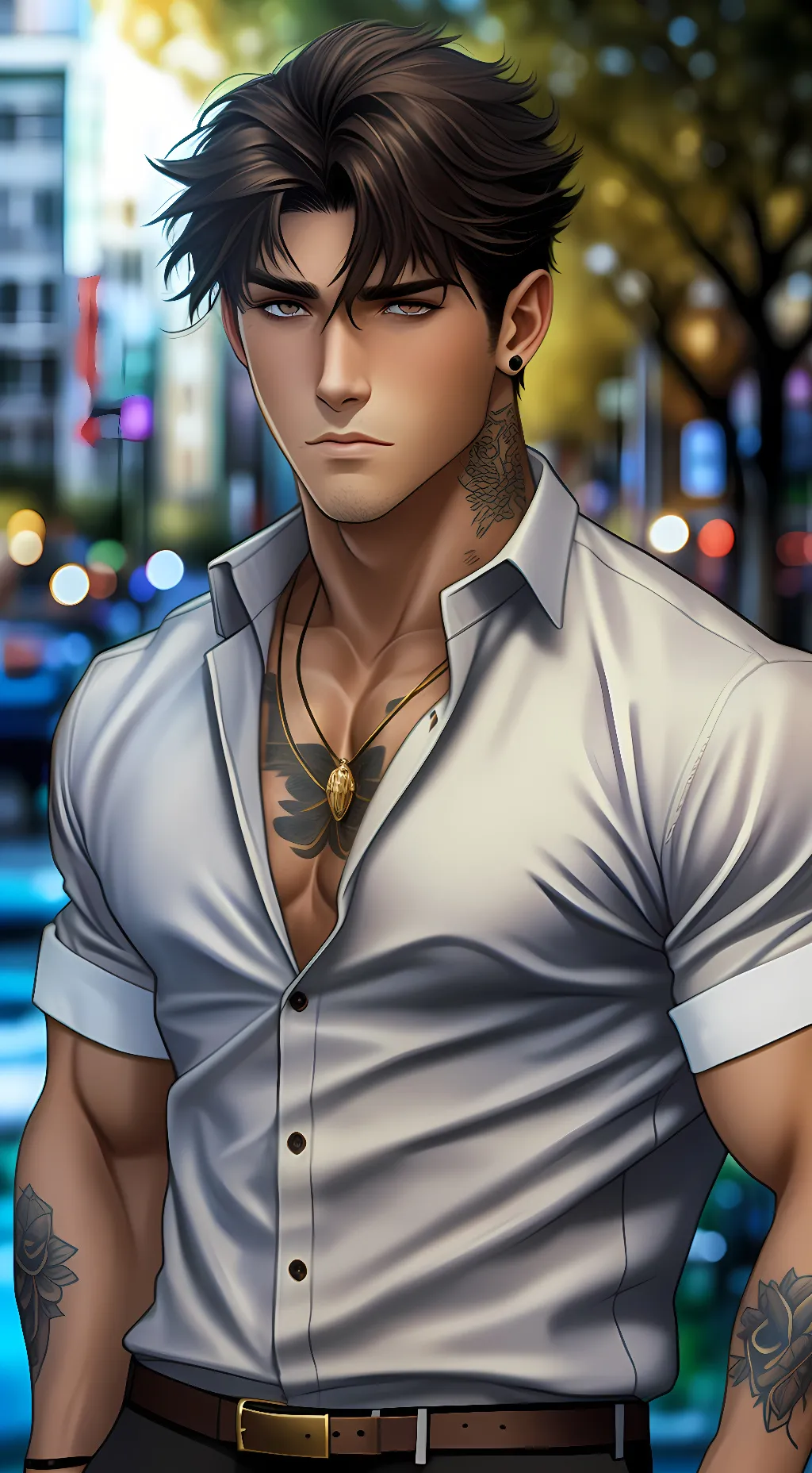 ai character: Aaron Castillo background