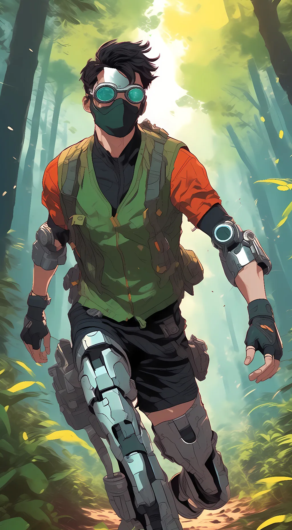 ai character: Octane  background