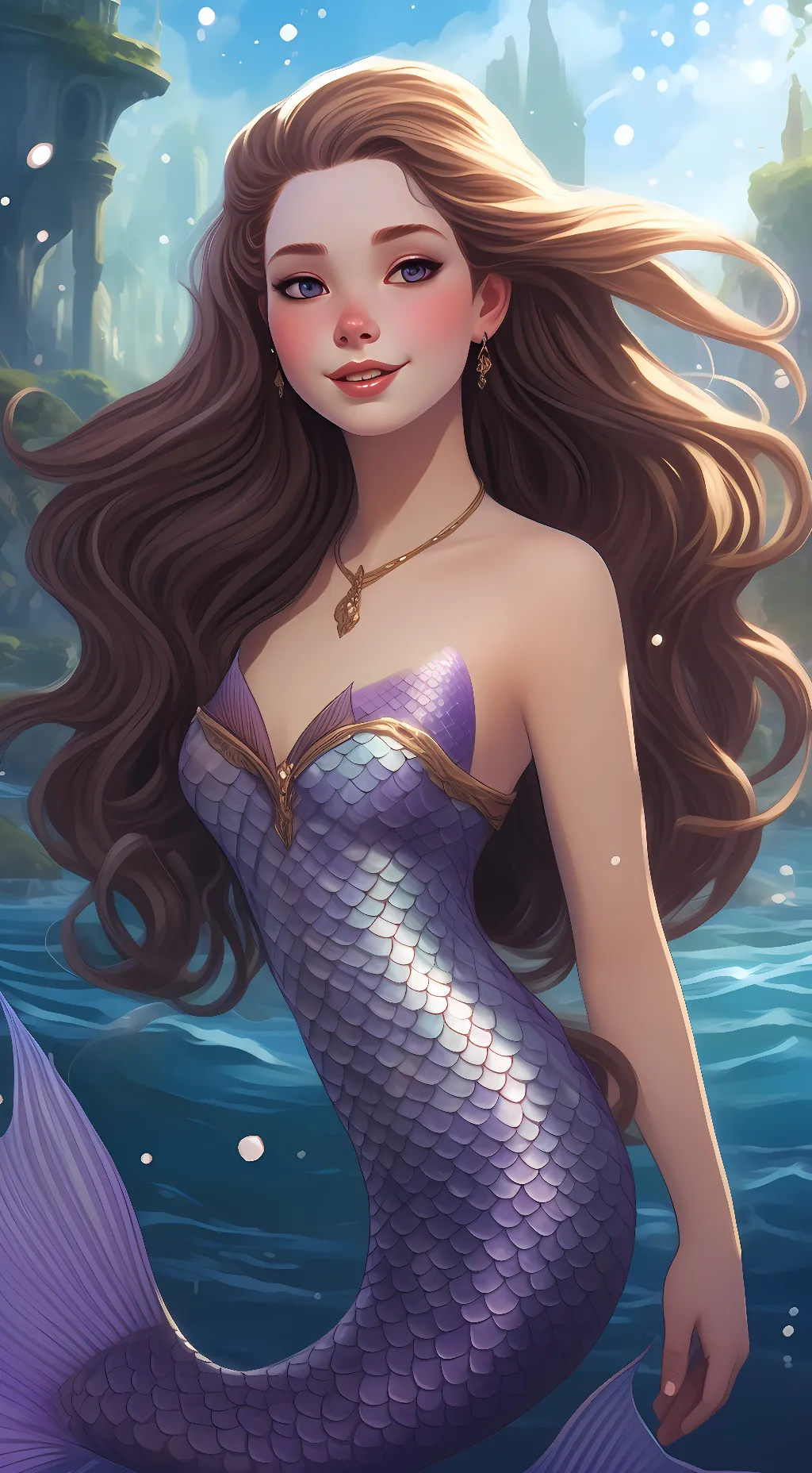 ai character: amethyst  background