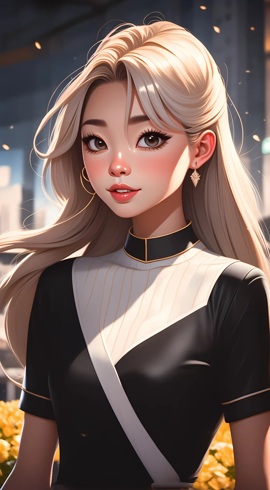 ai character: grace background