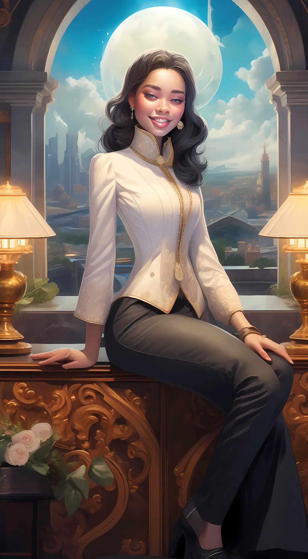 ai character: sabrina background