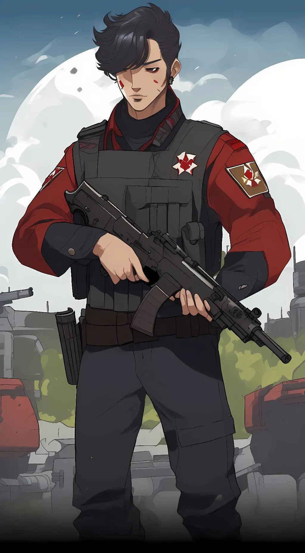 ai character: Rebel background