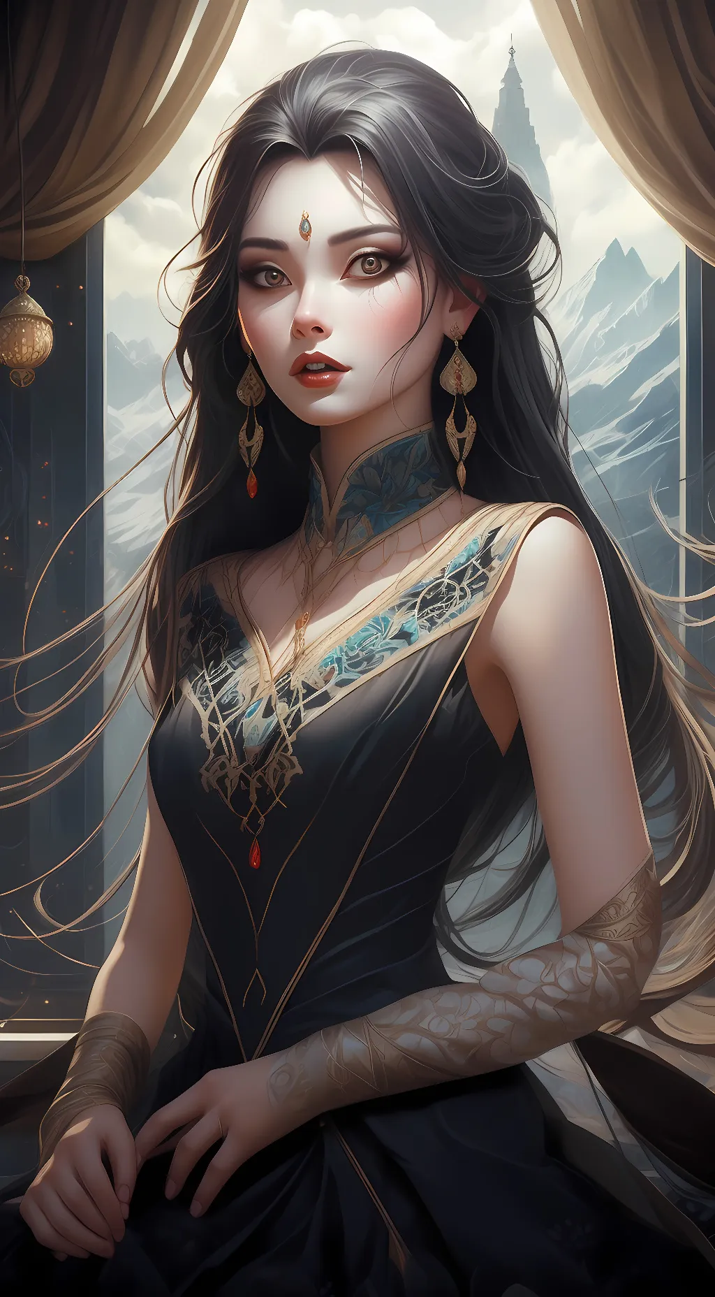 ai character: foxy background