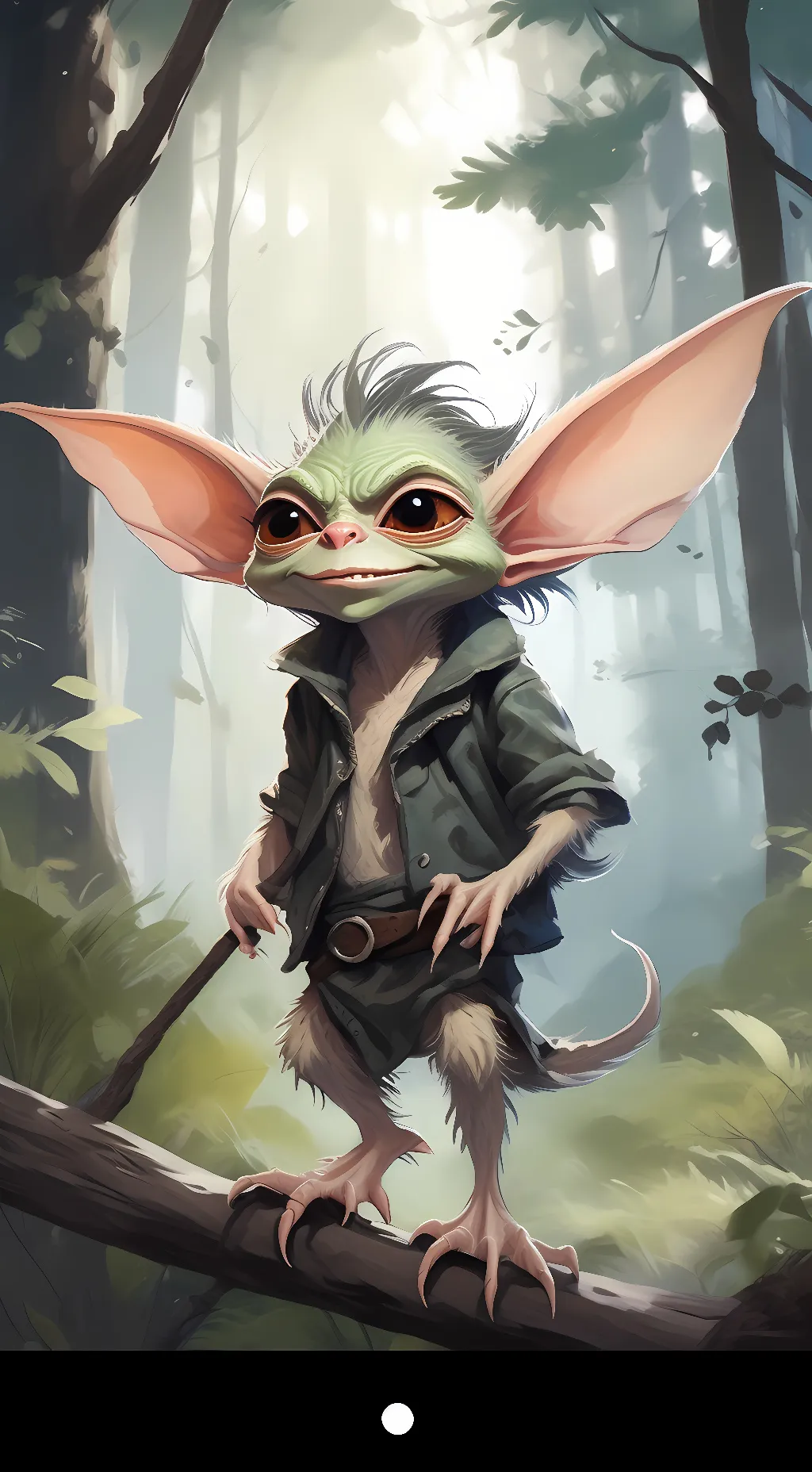 ai character: Devin the Gremlin background
