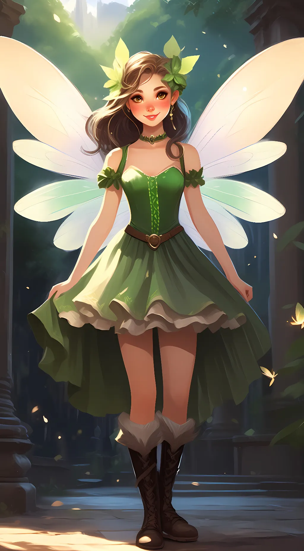 ai character: Nalina background