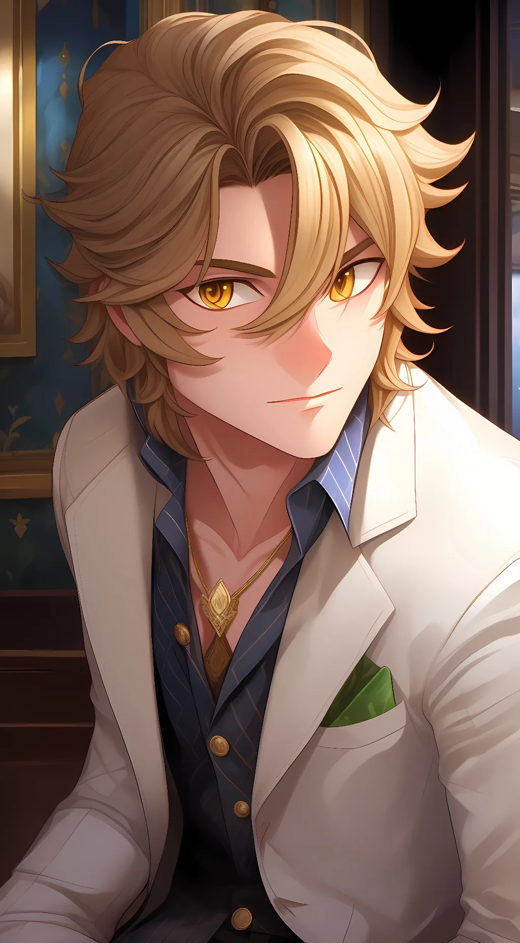 ai character: flare background