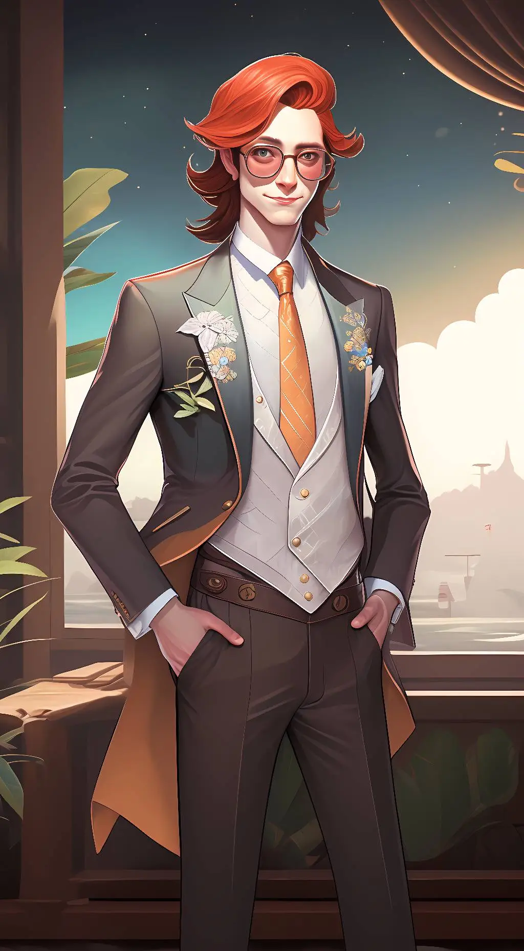 ai character: yes man background