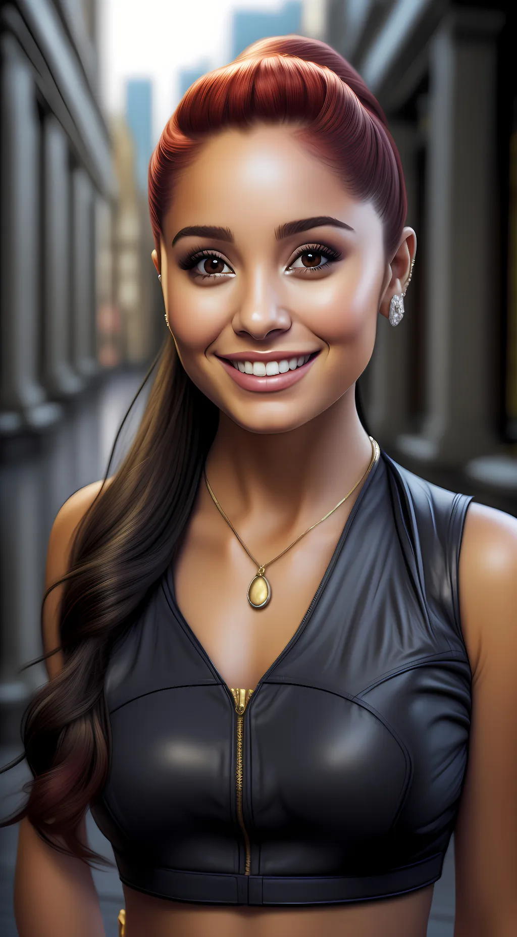 ai character: Ariana background
