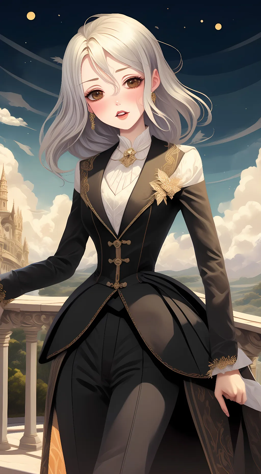 ai character: luna background