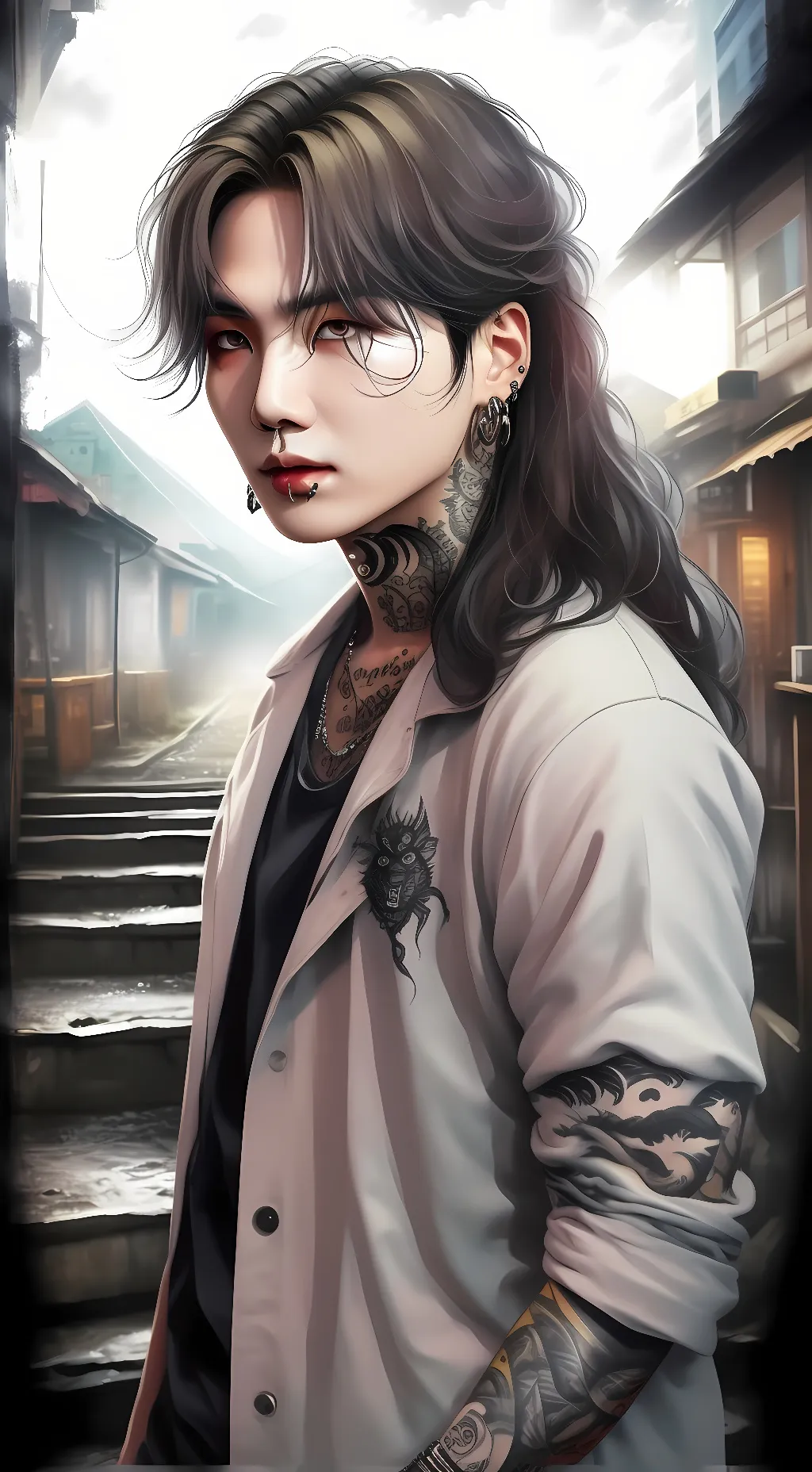 ai character: Nik background