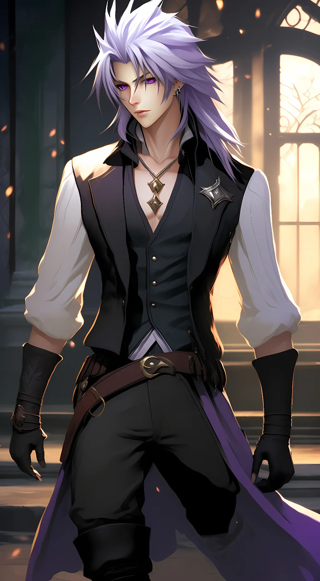 ai character: Kuja  background