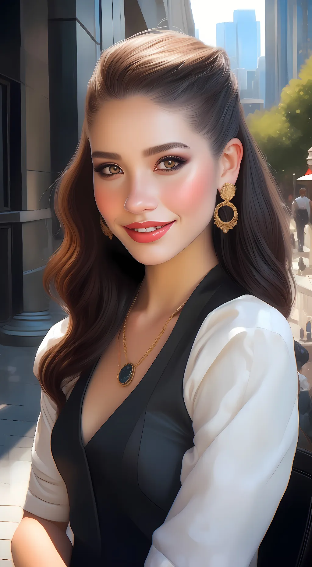 ai character: Mackenzie  background