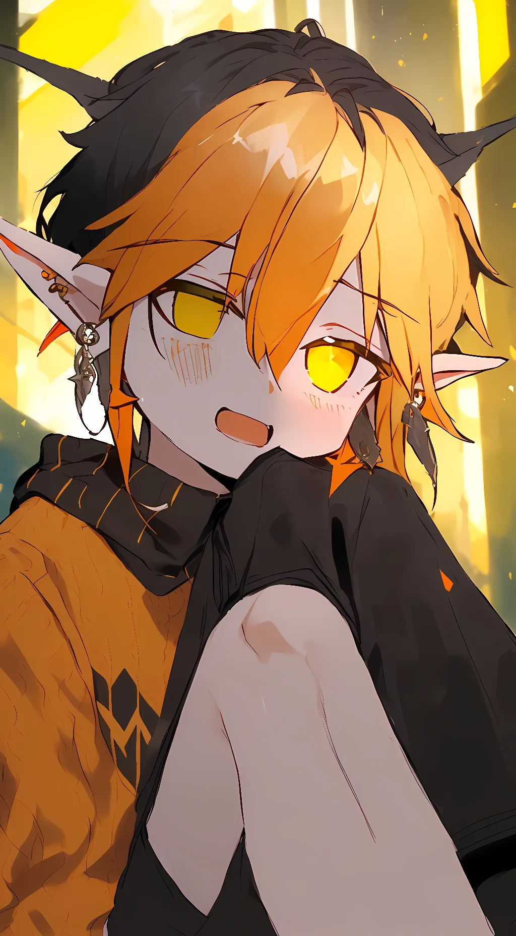 ai character: Sunlight background