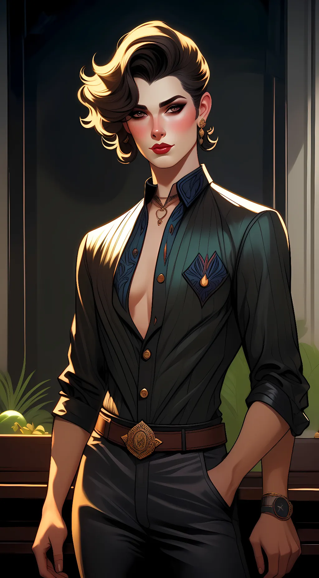 ai character: Katy background