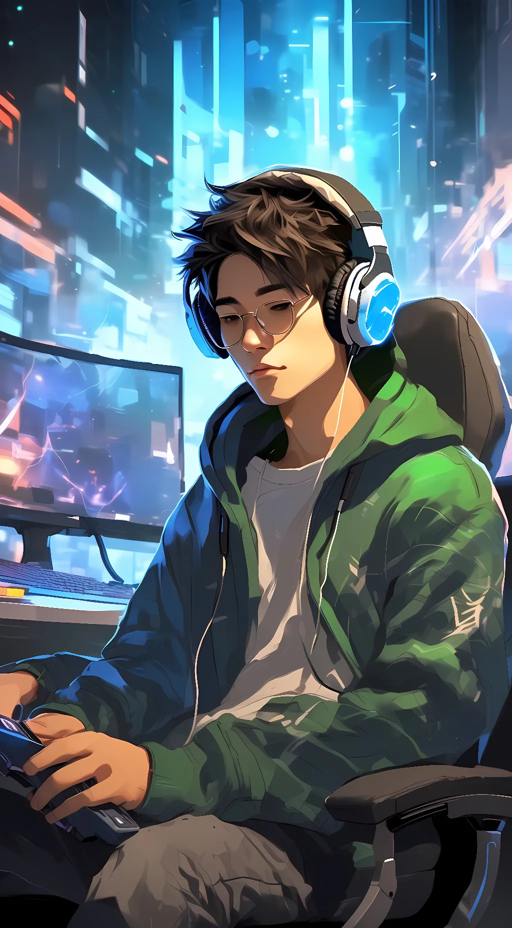 ai character: Max background