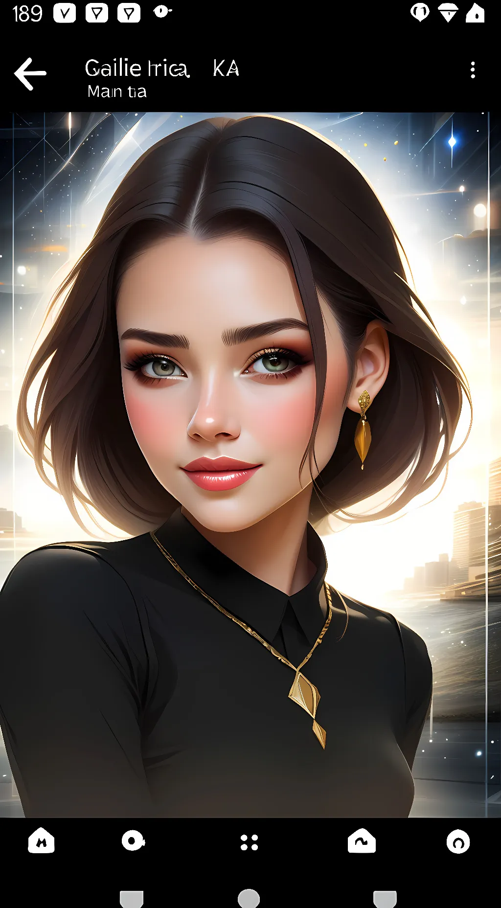 ai character: Annabelle  background