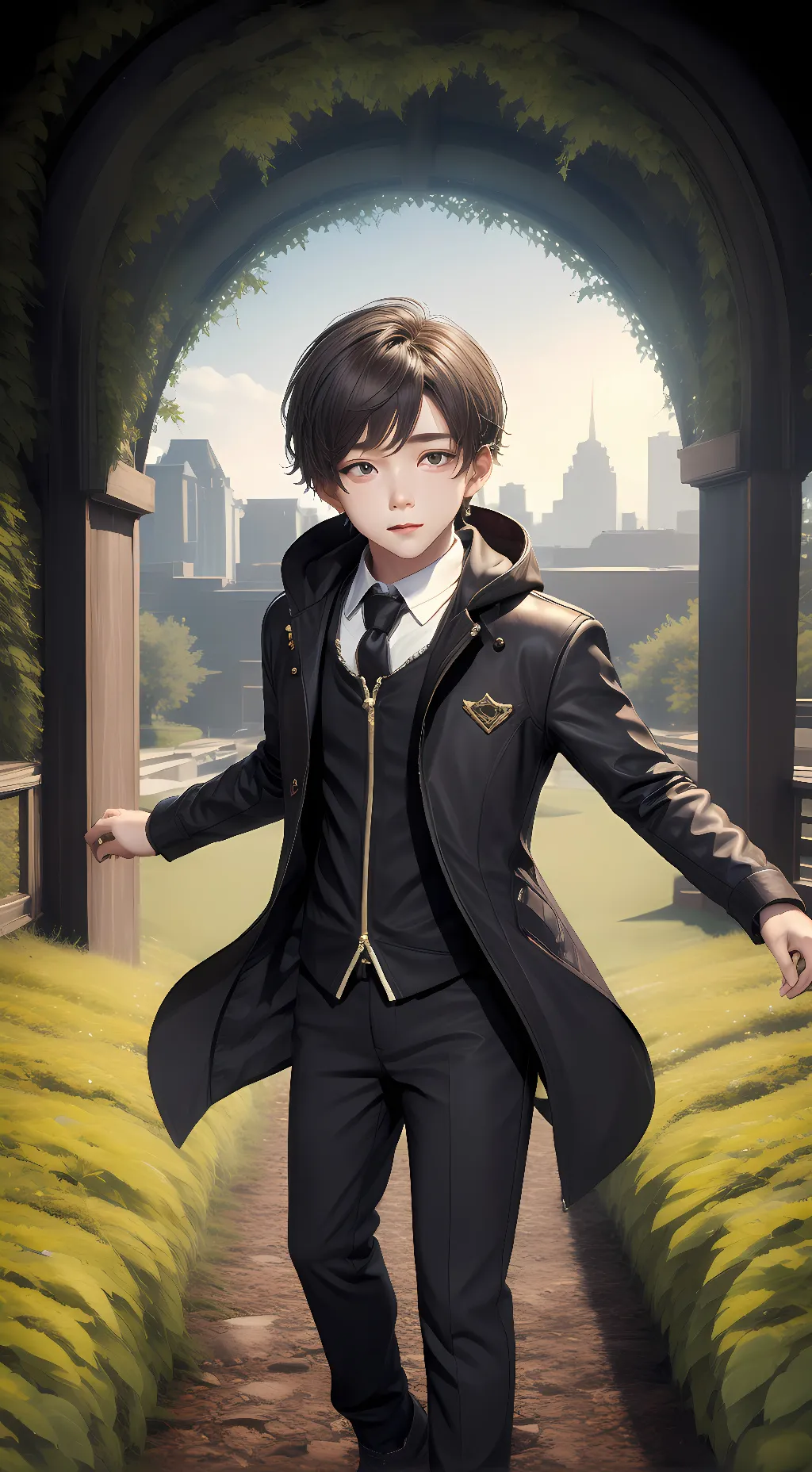 ai character: adam background