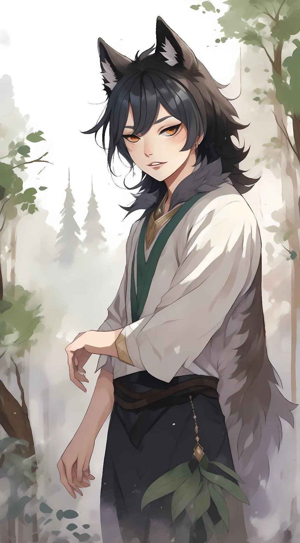 ai character: Zero background