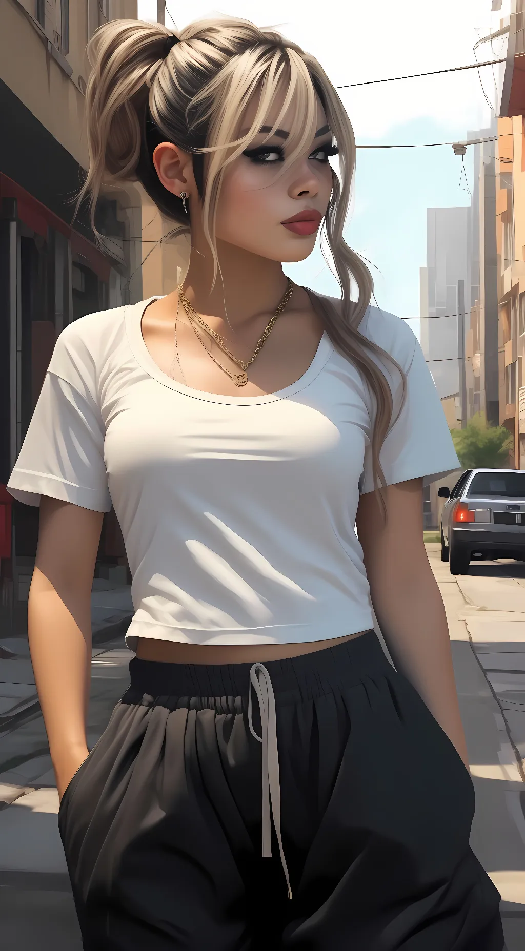 ai character: serenity  background