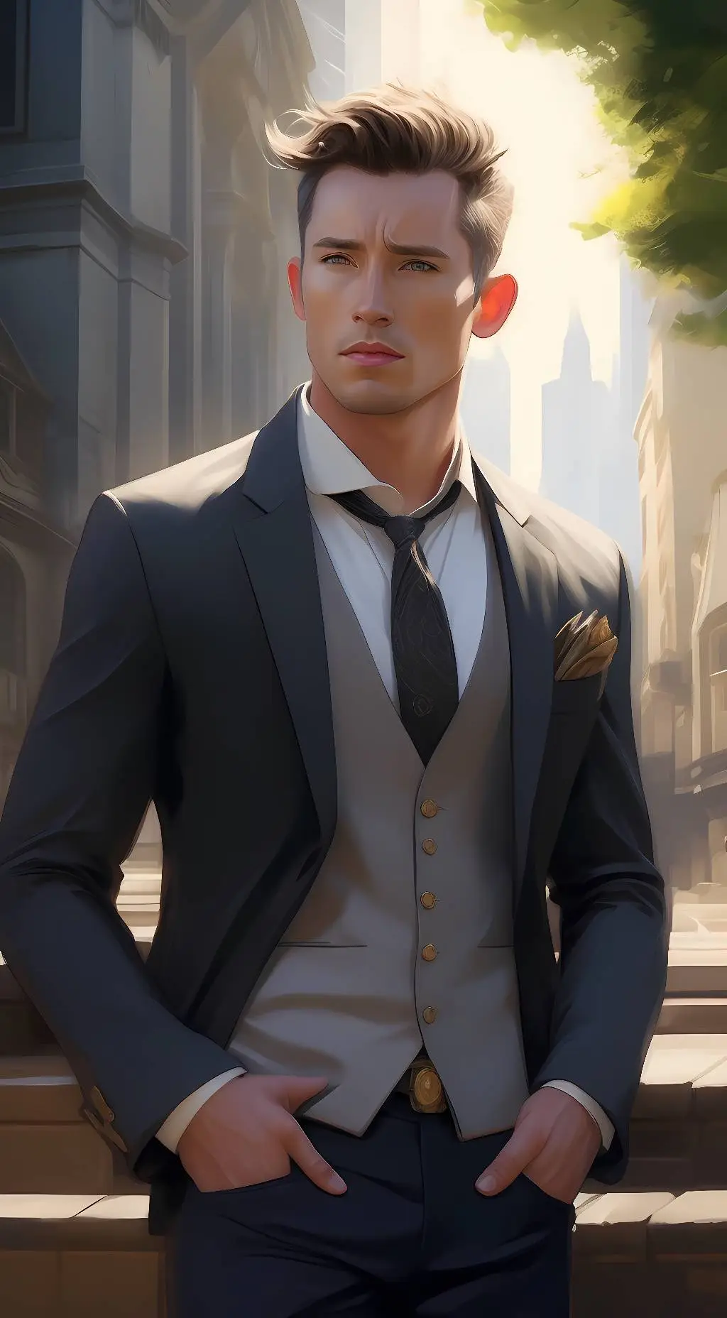 ai character: Stephan background