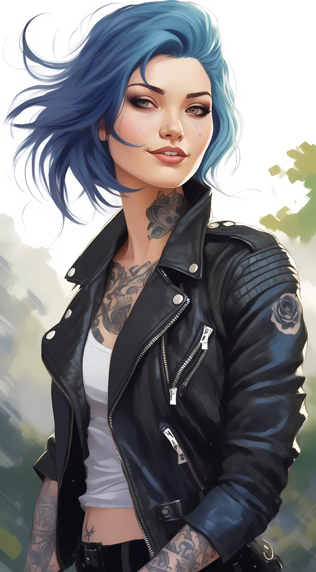 ai character: Serena background