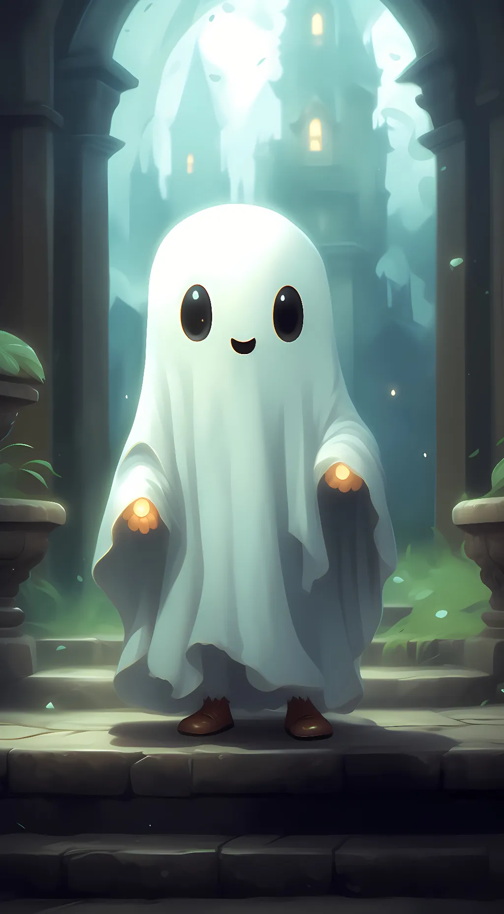 ai character: Ghosty background