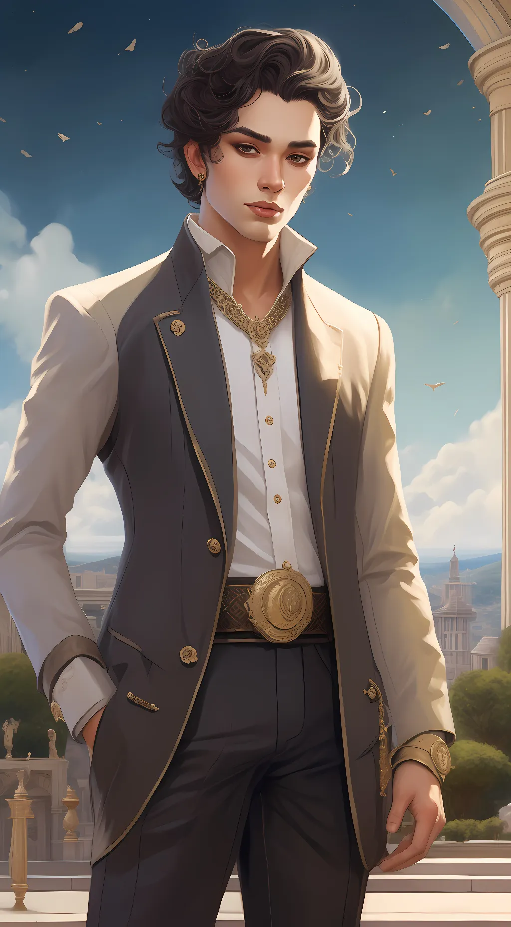 ai character: Alexander James background