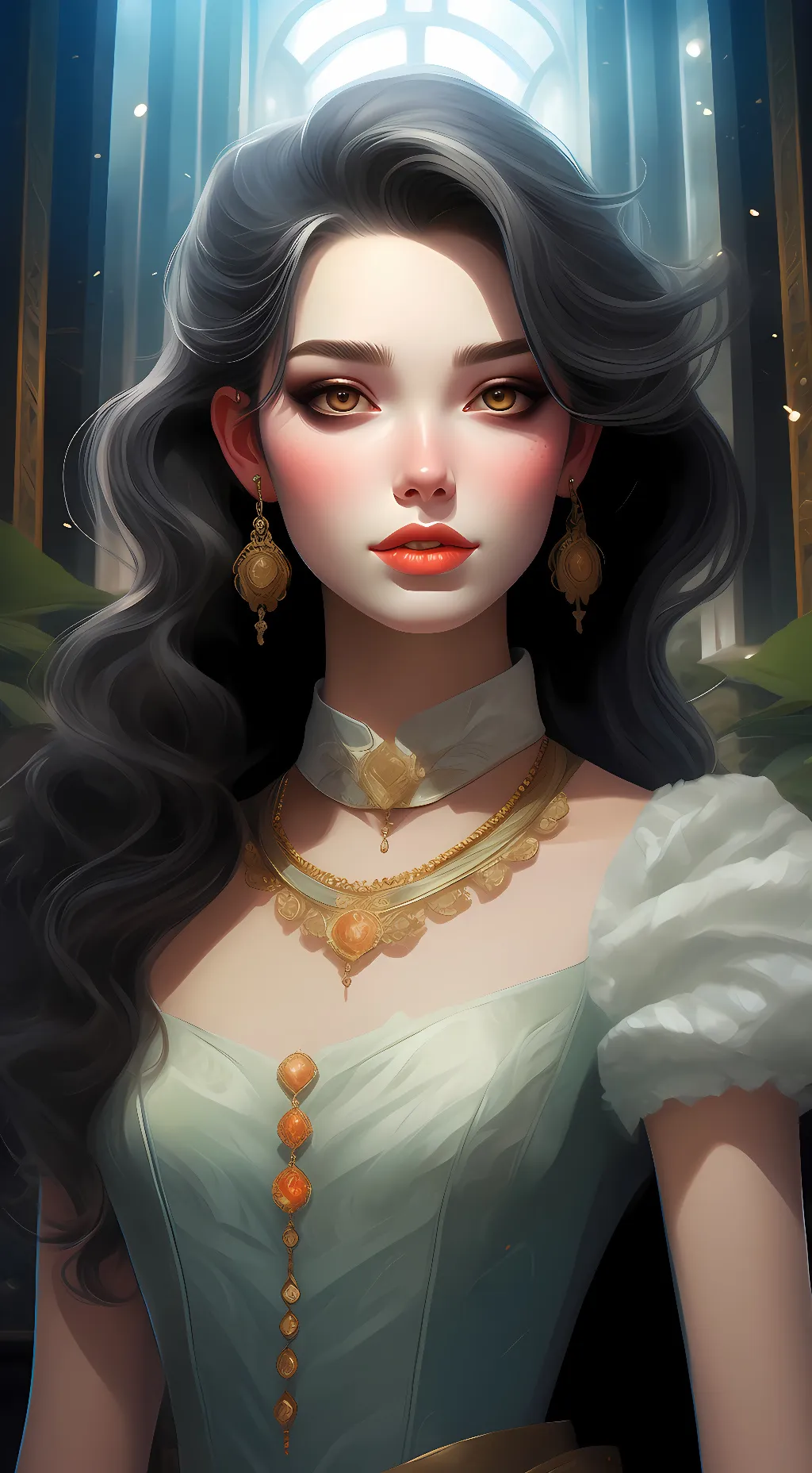 ai character: queena background