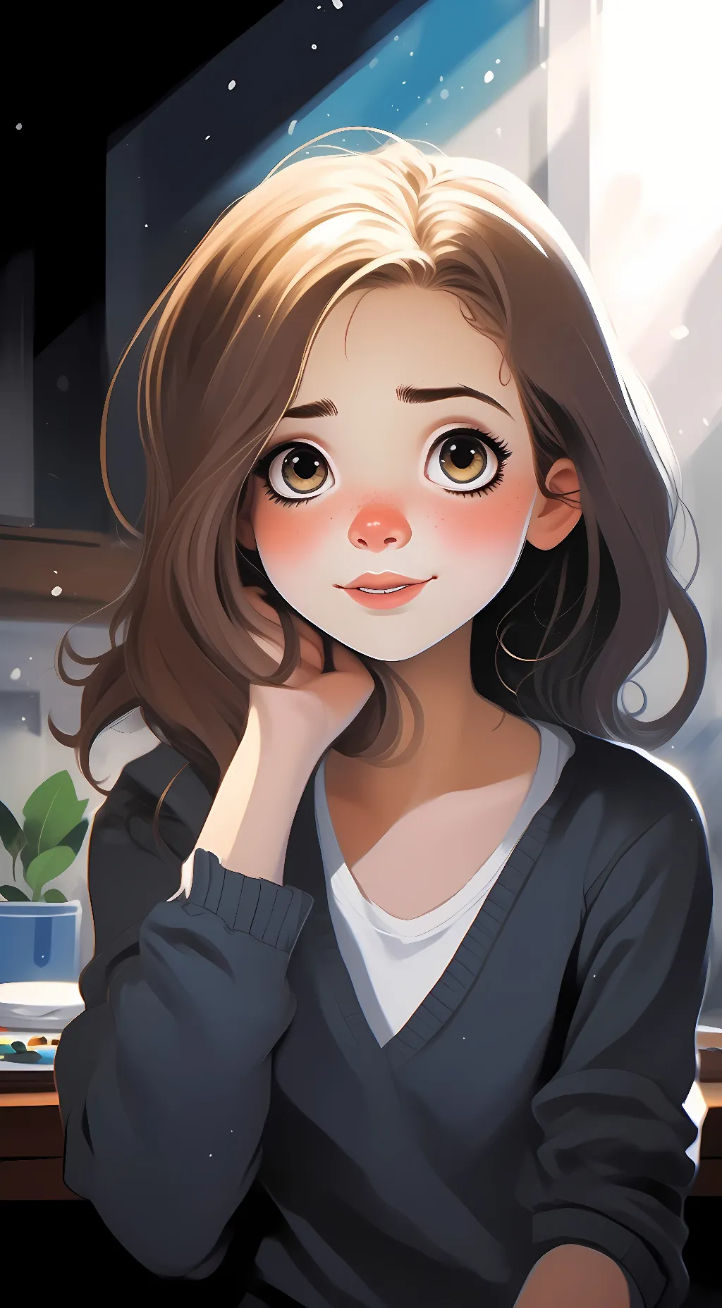 ai character: Mia background