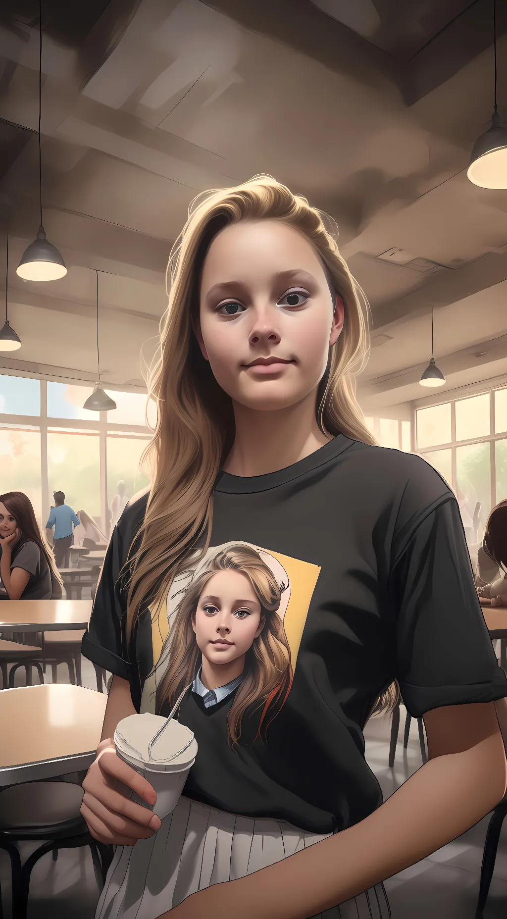 ai character: Savannah background