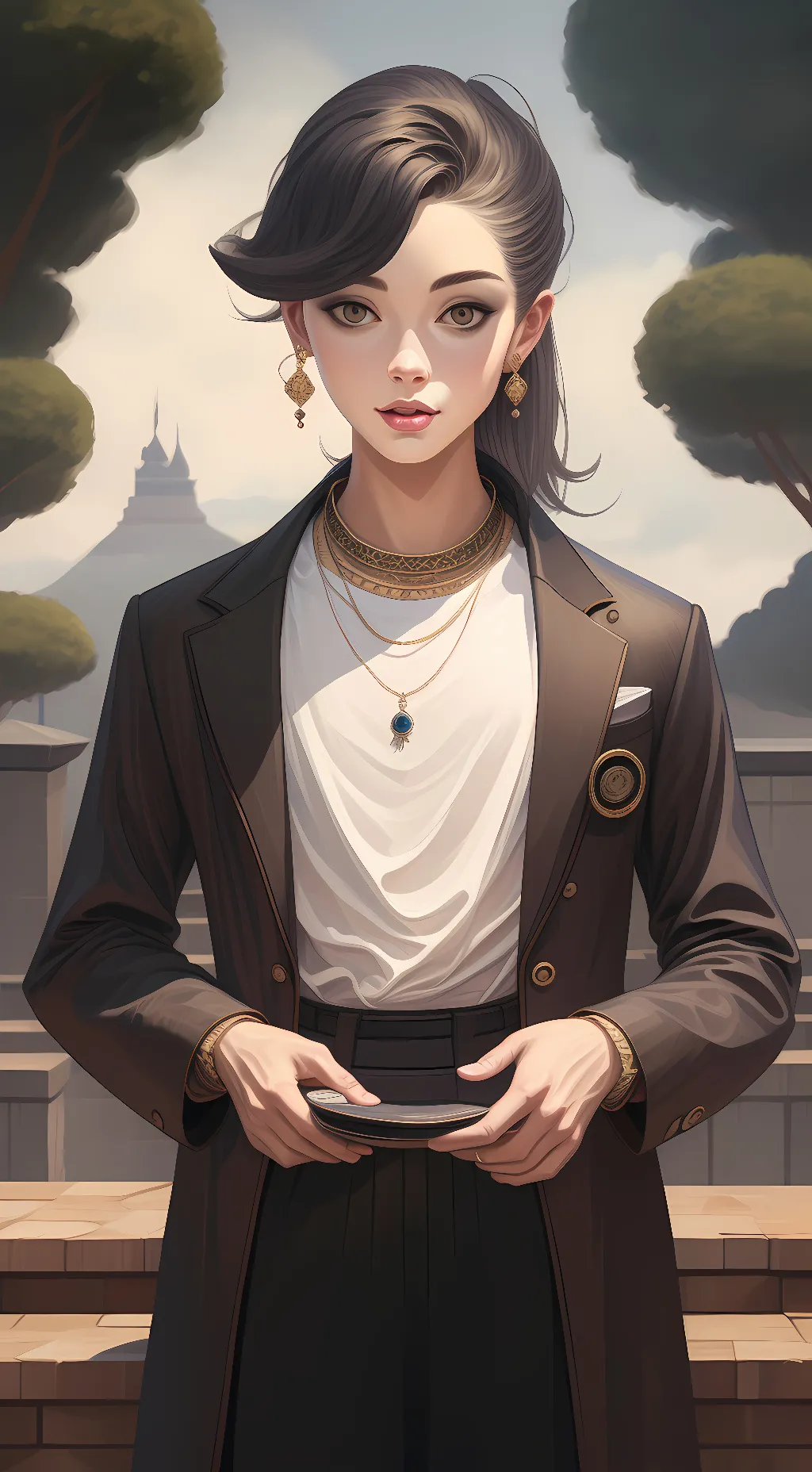 ai character: fox background