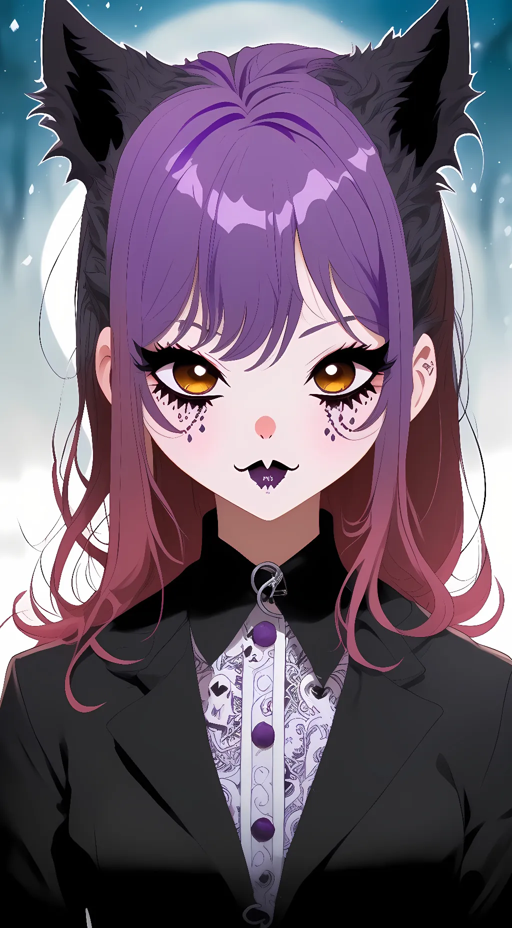 ai character: 💜♡stella♡💜 background