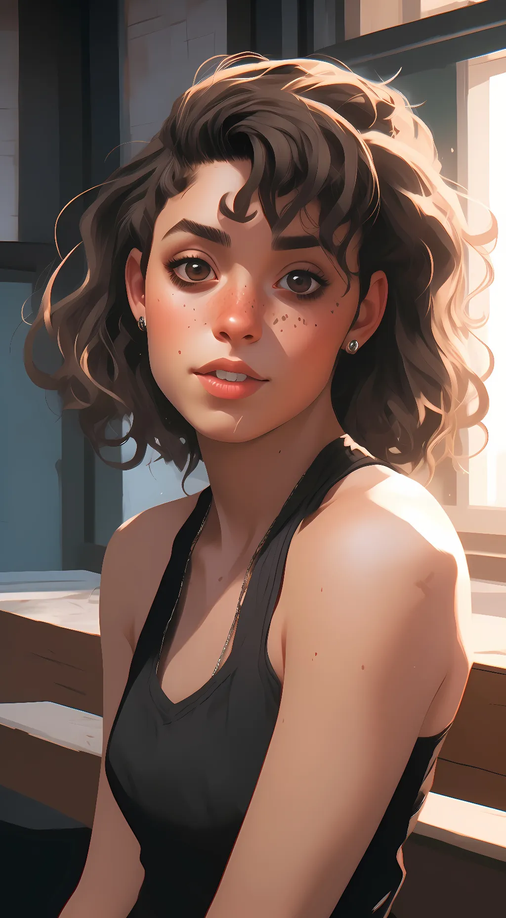 ai character: Lily background