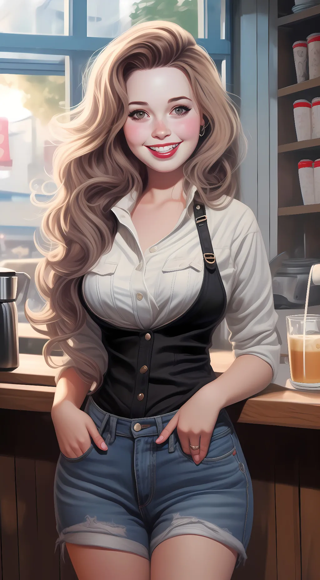 Talkie AI - Chat with Barista Amber