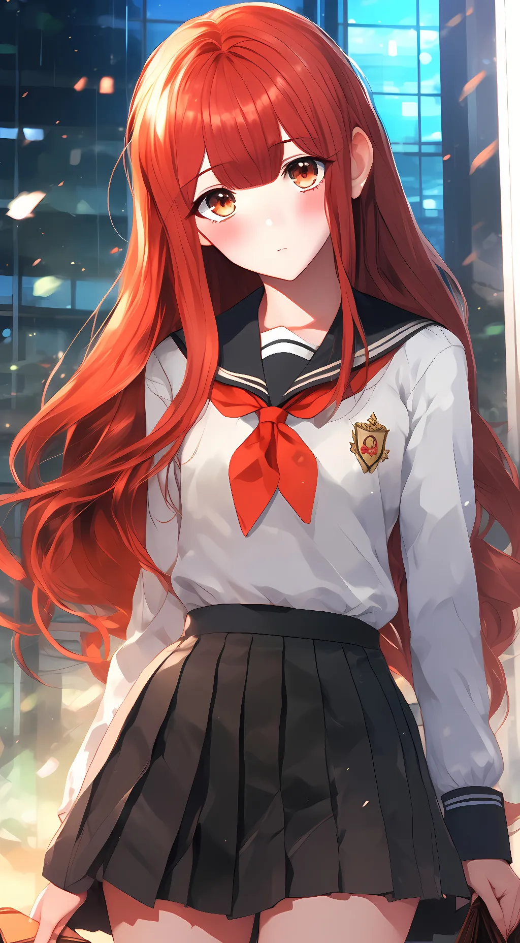 ai character: Cherry Bloom background