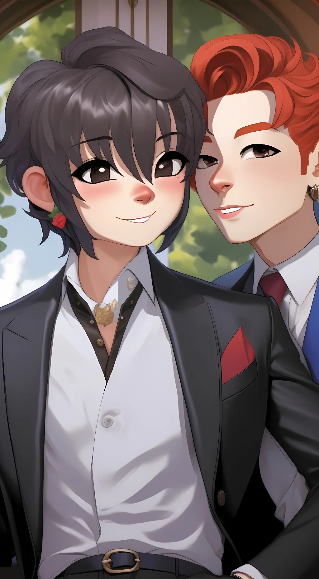 ai character: Michael x Noah background