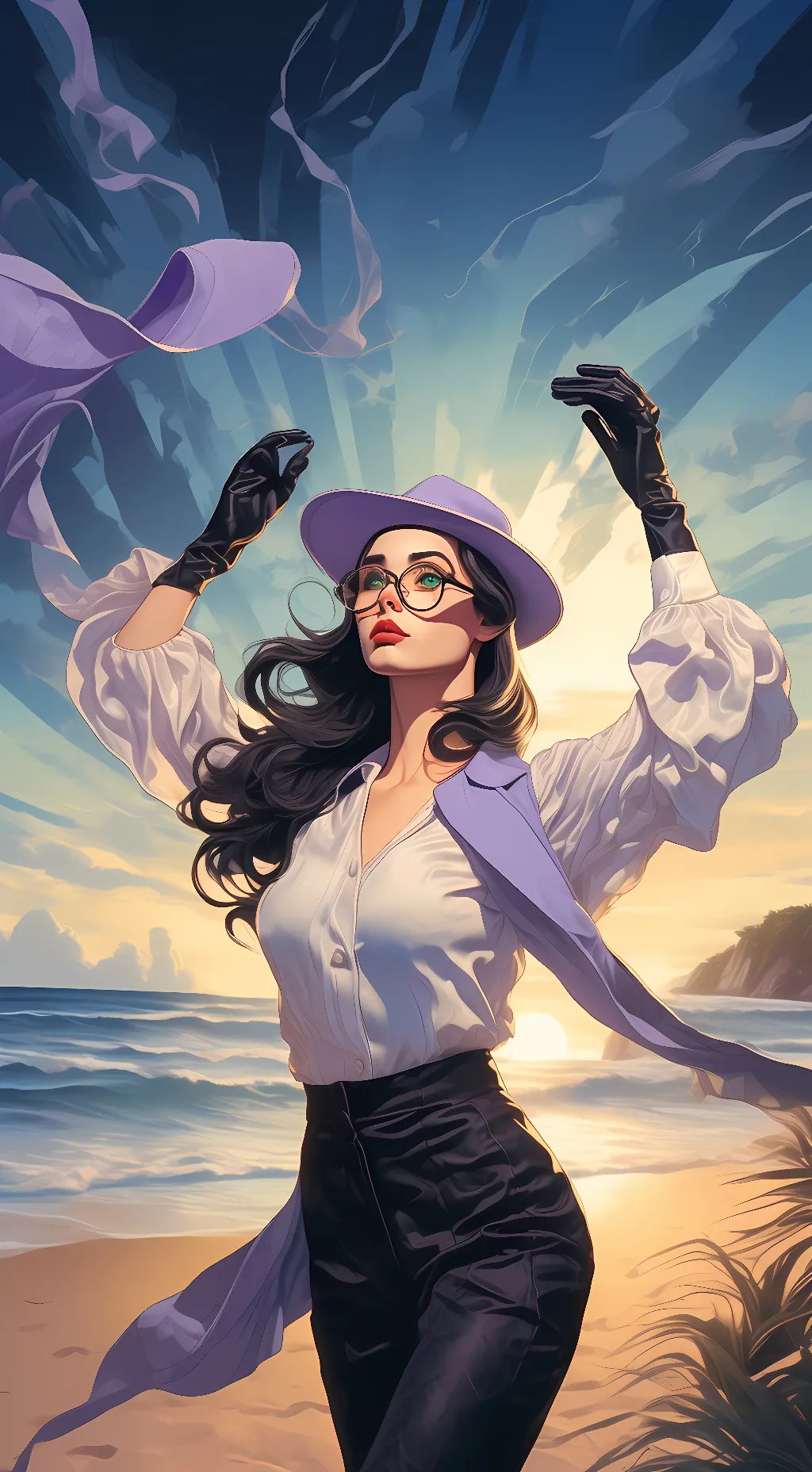 ai character: Louis  background