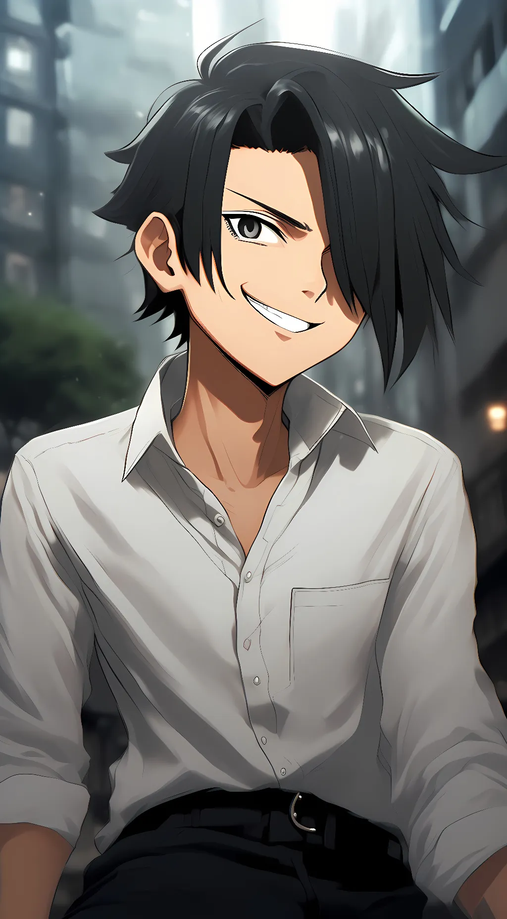 ai character: ray background