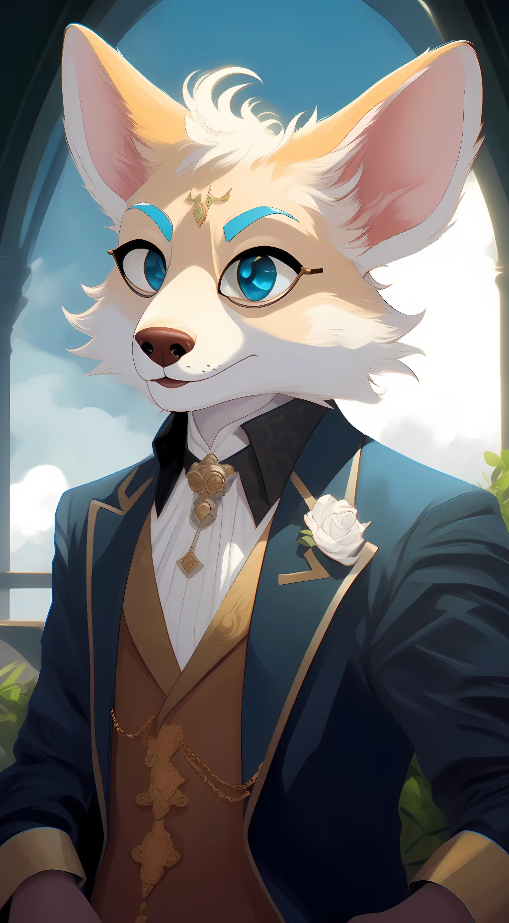 ai character:  furry roommate background