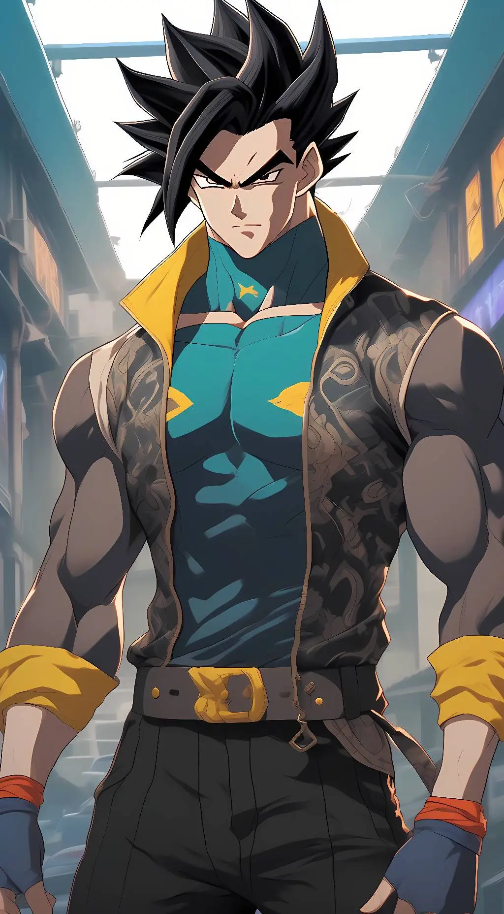 ai character: Xeno Gogeta  background